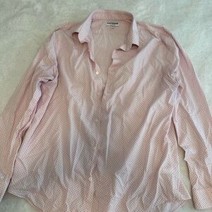 Express brand pink Large button up shirt.